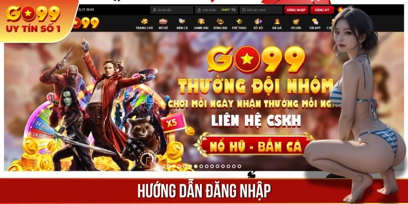 Hướng dẫn đăng nhập Go99 cho người mới